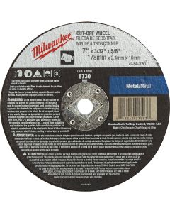 Milwaukee Type 1 7 In. x 3/32 In. x 5/8 In. Metal Cut-Off Wheel