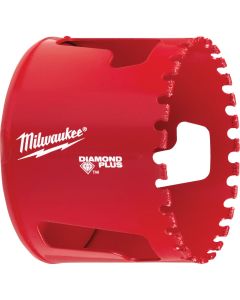 Milwaukee Diamond Plus 2-1/2 In. Diamond Grit Hole Saw