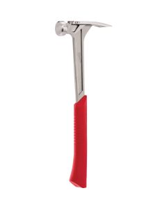 Milwaukee 17 Oz. Smooth-Face Framing Hammer with Steel I-Beam Handle