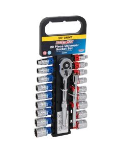 20pc Univ Socket Set