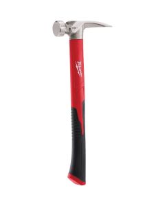 Milwaukee 19 Oz. Smooth-Face Framing Hammer with Poly/Fiberglass Handle