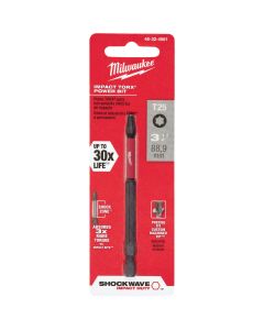 Milwaukee SHOCKWAVE T25 TORX 3-1/2 In. Power Impact Screwdriver Bit