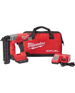 Milwaukee M18 FUEL Brushless 18-Gauge 2-1/8 In. Cordless Brad Nailer Kit with 2.0 Ah Battery & Charger