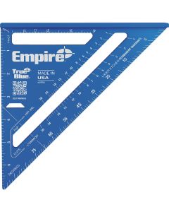 Empire True Blue 7 In. Aluminum Laser Etched Rafter Square