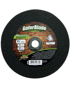 Gator Blade Type 1 6-1/2 In. x 5/8 In. x 1/8 In. Masonry Cut-Off Wheel