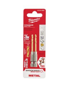 Milwaukee SHOCKWAVE Impact Duty 1/8 In. Titanium Hex Shank Drill Bit