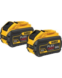 DEWALT FLEXVOLT 20 Volt/60 Volt MAX Lithium-Ion 9.0 Ah Tool Battery (2-Pack)