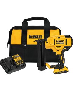 DeWalt 20 Volt MAX XR Lithium-Ion Brushless 18-Gauge 2-1/8 In. Cordless Brad Nailer Kit