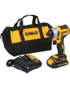 DeWalt 20-Volt MAX Lithium-Ion Brushless 1/4 In. Hex Cordless Impact Driver Kit