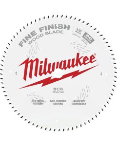 Milwaukee 12 In. 80-Tooth Fine Finish Circular Saw Blade