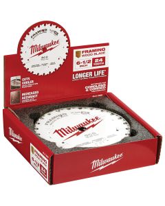 Milwaukee 6-1/2 In. 24-Tooth Framing Circular Saw Blade, Bulk