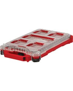 Milwaukee PACKOUT Compact Lo-Profile Small Parts Organizer with 5 Bins