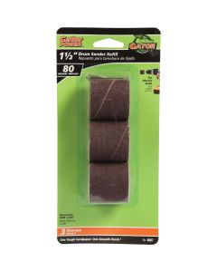 Gator 1-1/2 In. x 1-1/2 In. 80 Grit Drum Sander Refills (3-Pack)