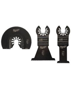 Milwaukee OPEN-LOK™ HCS Wood Multi-Tool Blade Variety Pack 3 Pack
