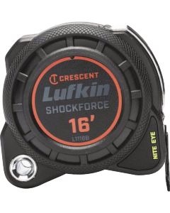 Crescent Lufkin Shockforce Nite Eye G1 1-3/16 In. x 16 Ft. Dual Sided Tape Measure