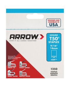 Arrow Staples 9/16"  (1250 Bx)