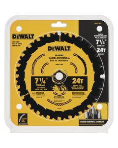 DEWALT ToughTrack 7-1/4 In. 24-Tooth Framing Circular Saw Blade