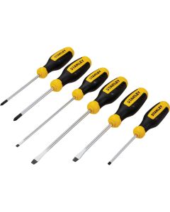 Stanley Slotted & Phillips Screwdriver Set (6-Piece)