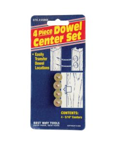 Best Way Tools 5/16 In. Dowel Center (4-Pack)