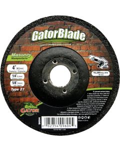 Gator Blade Type 27 4 In. x 1/4 In. x 5/8 In. Masonry Cut-Off Wheel