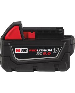 Milwaukee M18 REDLITHIUM XC 18 Volt Lithium-Ion 5.0 Ah Resistant Tool Battery