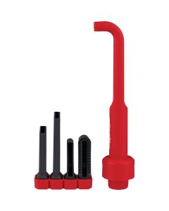 Milwaukee AIR-TIP 1-1/4 In. - 2-1/2 In. 4-In-1 Right Angle Vacuum Accessory Kit (6-Piece)