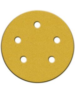 5" Norton 02206 Hook & Sand 5 Hole Sanding Disc, 120-Grit, 4-Pack