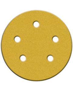 5" Norton 02207 Hook & Sand 5 Hole Sanding Disc, 80-Grit, 4-Pack