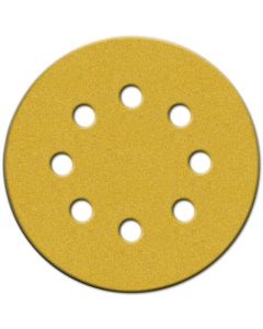 5" Norton 49221 Hook & Sand 8-Hole Sanding Disc, P120-Grit, 25-Pack