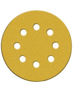 5" Norton 02209 Hook & Sand 8-Hole Sanding Disc, P80-Grit, 4-Pack