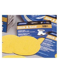 5" Norton 48908 Stick & Sand No-Hole PSA Sanding Disc 40-Grit, 4-Pack