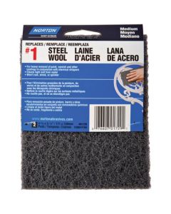 #1 Norton 01729 Charcoal Norton Synthetic Steel Wool Pad