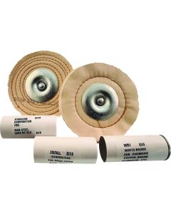 Dico 4 In. Buffing Kit with (2) Buffing Wheels & (3) Compounds