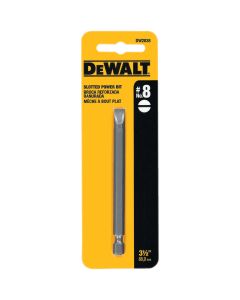 DEWALT Slotted #8 3-1/2 In. 1/4 In. Power Screwdriver Bit