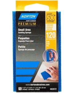 Small Norton 82072 ProSand 5X Sanding Sponge Small Area Medium