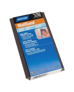 4-7/8" x 2-7/8" x 1" Norton 00941 WallSand Sanding Sponge, Fine/Medium, Dual Angle