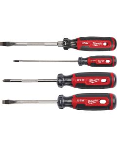 Milwaukee Cushion Grip Screwdriver Set (USA) (4-Piece)