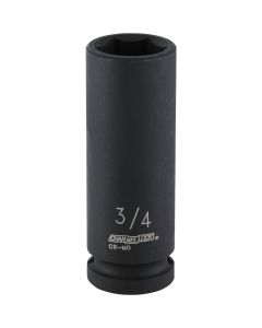 Channellock 1/2 In. Drive 3/4 In. 6-Point Deep Standard Impact Socket