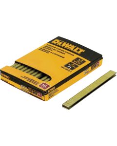 DEWALT 1/4 In. x 1/2 In. 18-Gauge Collated Crown Staples (2500 Ct.)