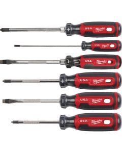 Milwaukee Cushion Grip Screwdriver Set (USA) (6-Piece)