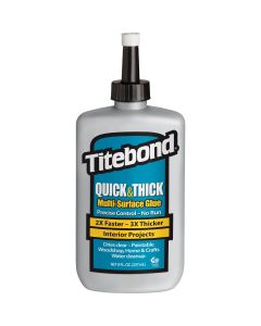 Titebond 8 Oz. Quick & Thick Multi-Surface Wood Glue