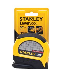 Stanley LeverLock 30 Ft. Tape Measure