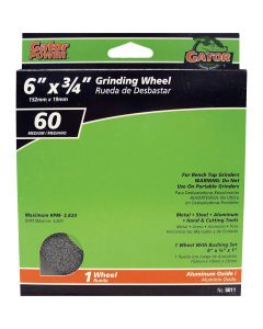 Gator Blade 6 In. 3/4 In. Adjustable - 1", 3/4", 5/8", 1/2" Bench Grinding Wheel