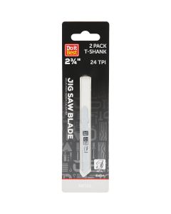 Do it Best T-Shank 2-3/4 In. 24 TPI Metal Cutting Jigsaw Blade (2-Pack)