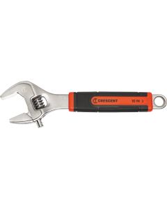 Crescent 10 In. Comfort Grip Adjustable Wrench with Quick-Fit-Jaw