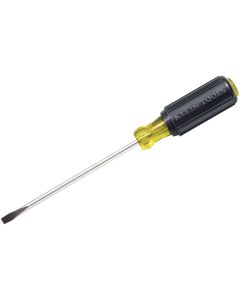 Klein 1/4 In. x 4 In. Cabinet-Tip Slotted Screwdriver