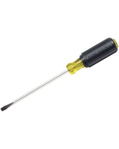 Klein 1/4 In. x 6 In. Cabinet-Tip Slotted Screwdriver