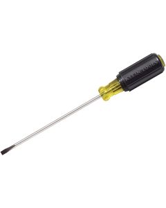 Klein 3/16 In. x 6 In. Cabinet-Tip Slotted Screwdriver