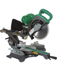 Metabo HPT 10 In. 12-Amp Dual-Bevel Sliding Compound Miter Saw with Laser Marker System