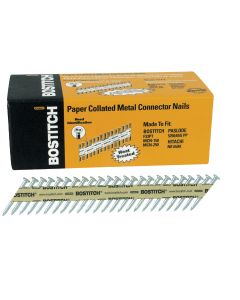 Bostitch 35 Degree Paper Tape Hot-Dipped Galvanized MCN Connector Nail, 1-1/2 In. x .131 In. (1000 Ct.)